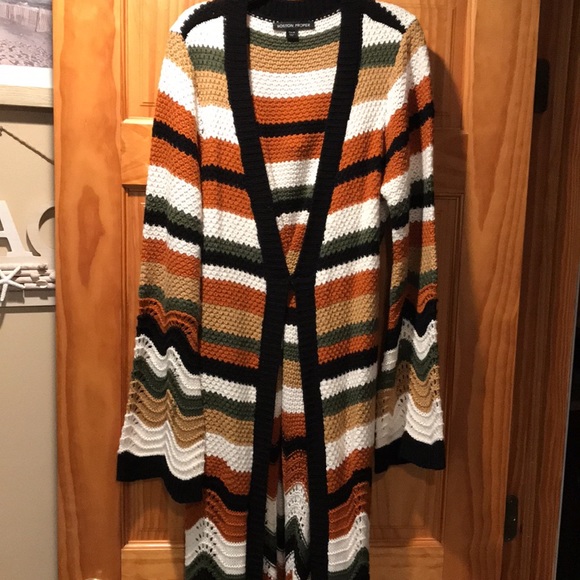 Boston Proper Duster Sweater - Boho - Picture 3 of 7